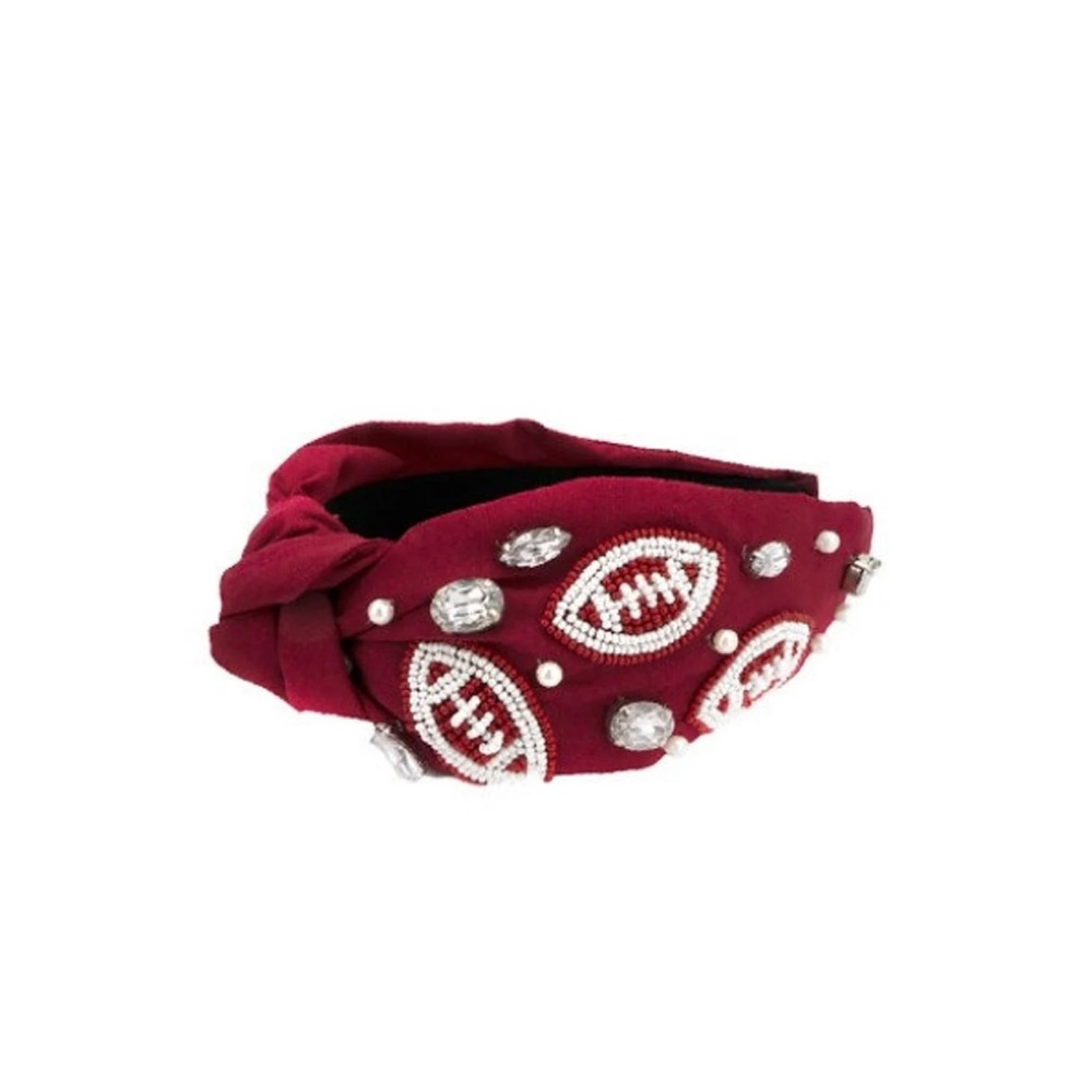 Maroon Football Headband